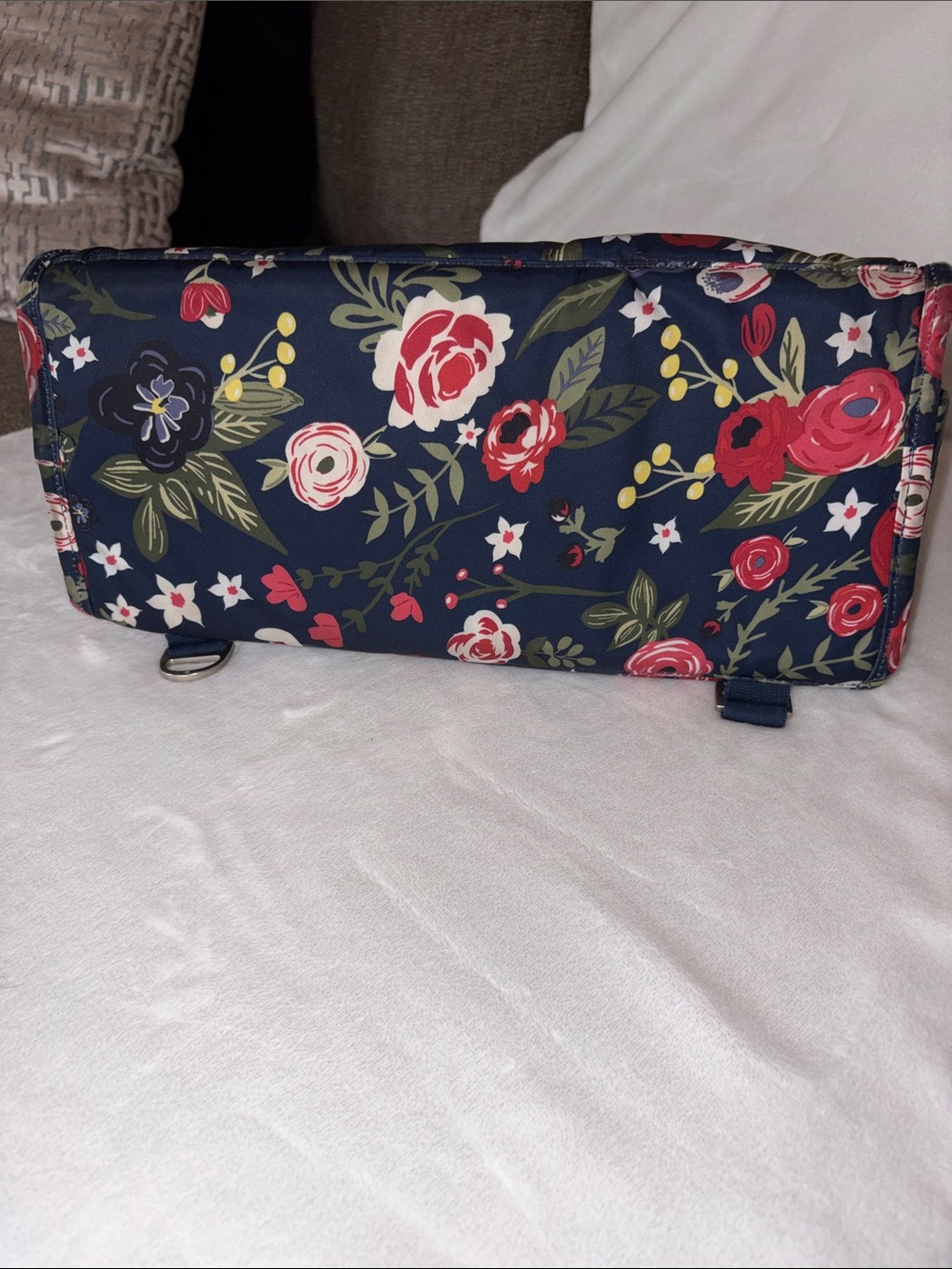 Ju-Ju-Be Classic Convertible Diaper Bag - Midnight Posy EUC - Picture 11 of 12